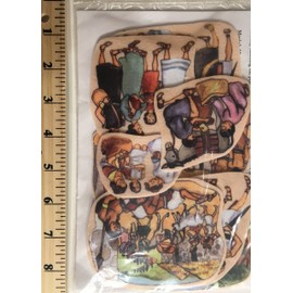 Story Time Felts Alma Felt Figures for Flannel Boards Scripture Stories LDS Book of Mormon (Toggle Size precut (Adult 2"-4" Tall))