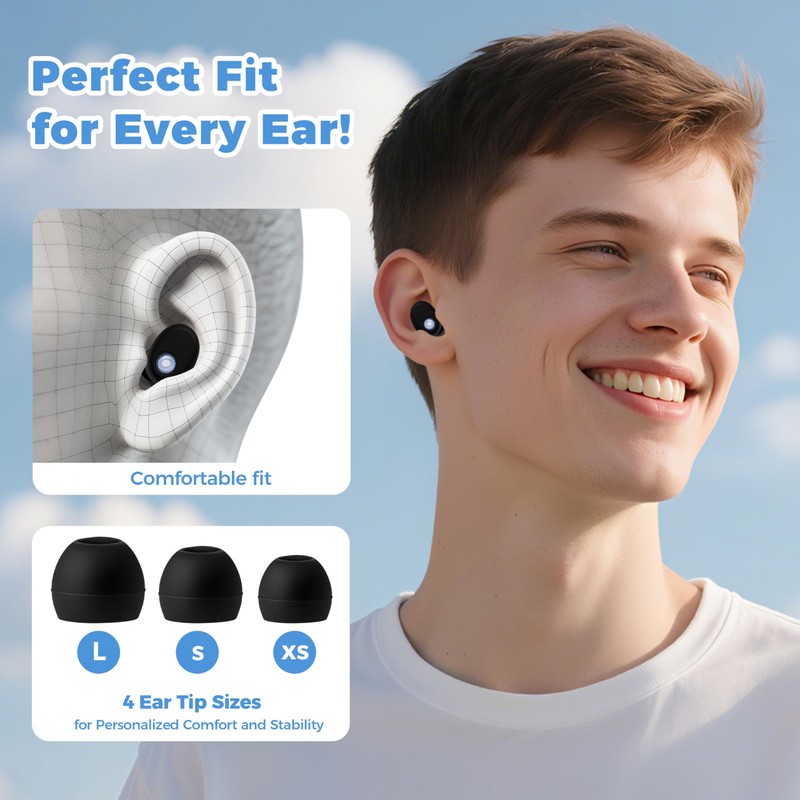 AUCALM Ear Plugs – Reusable Hearing Protection, Noise Canceling (28dB)