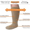 Extra Wide Comfort Fit Athletic Crew (Mid-Calf) Socks for Men
