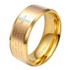 HIJONES Mens Stainless Steel Bible Verse Lord's Prayer Cross God