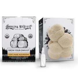 Hodgins Harvest 3 Pack Mushroom Grow Kit | USDA Certified Organic | Grow Your Own Delicious Gourmet Mushrooms at Home