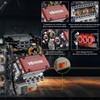 V8 Engine Model Kit That Works Micro Building Blocks Set