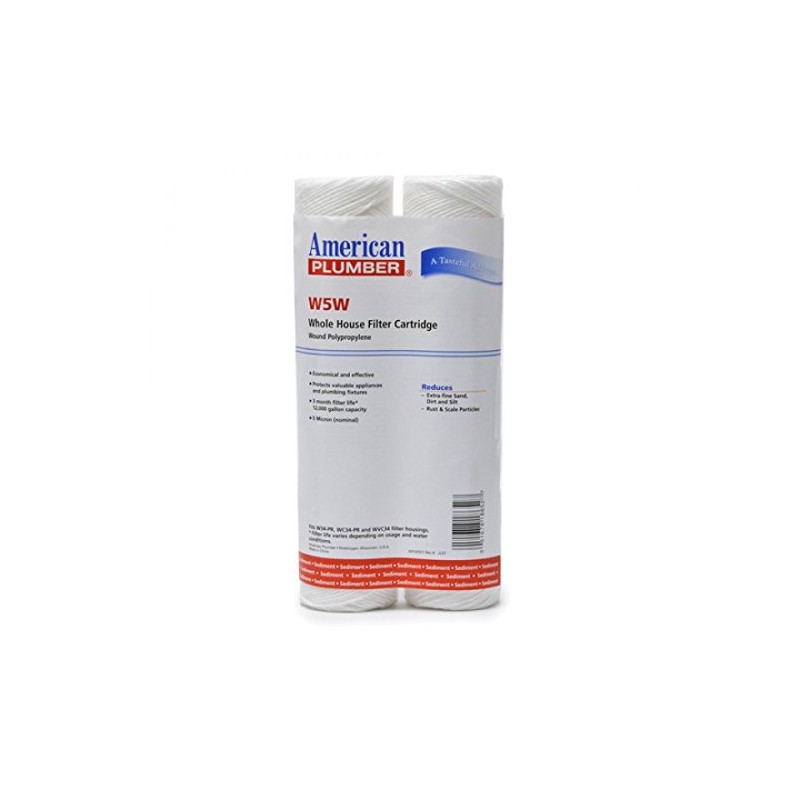 American Plumber W5W WOUND Whole House Sediment Filter Cartridge 5