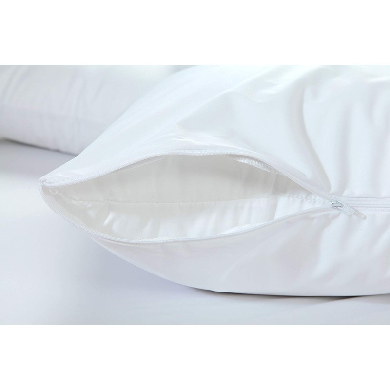 Aaf Textiles Waterproof Pillow Protectors Covers Cases Pair Anti Allergy