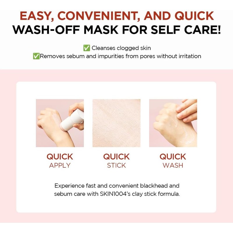 Madagascar Centella Poremizing Quick Clay Stick Mask - Control de