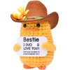 Mwmoeen Pocket Hug Positive Ente Cowboyhut, Positive Duck Strickwolle Ente,