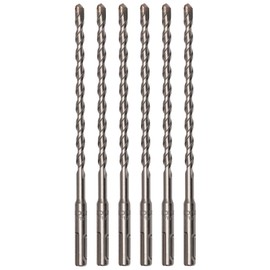 HLOFIZI 5/16" x 8" SDS Plus Hammer Drill Bits Masonry Drill Bits Carbide Tipped for Concrete, Brick, Block, Stone, 6 Pack