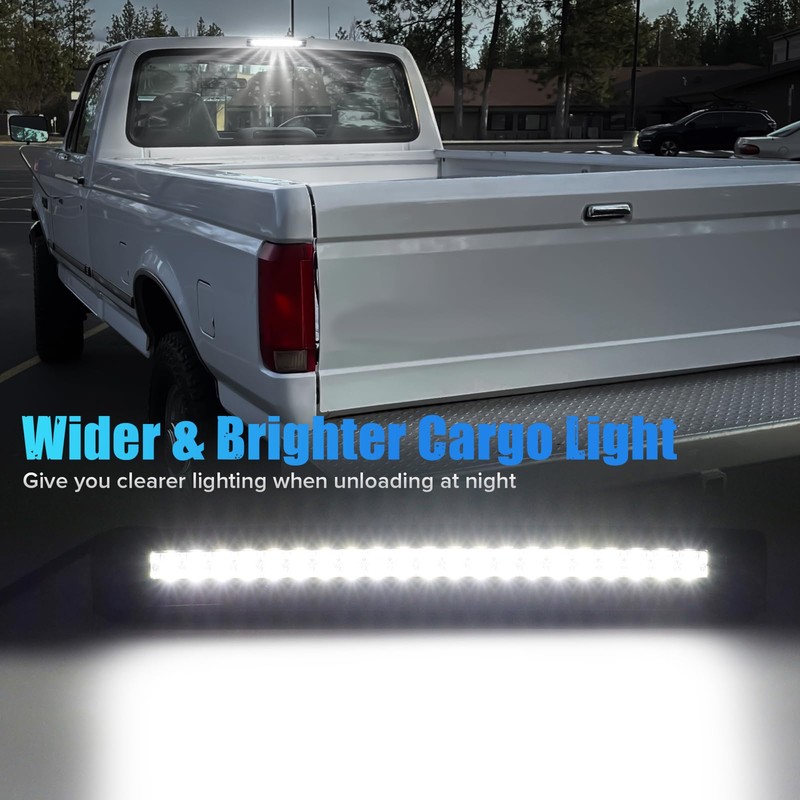 LUDARM Smoke Lens LED third Brake Light Compatible with 1997-2003