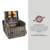 Kabrio Wine & Cheese Picnic Basket, (Anthology Collection - Gray