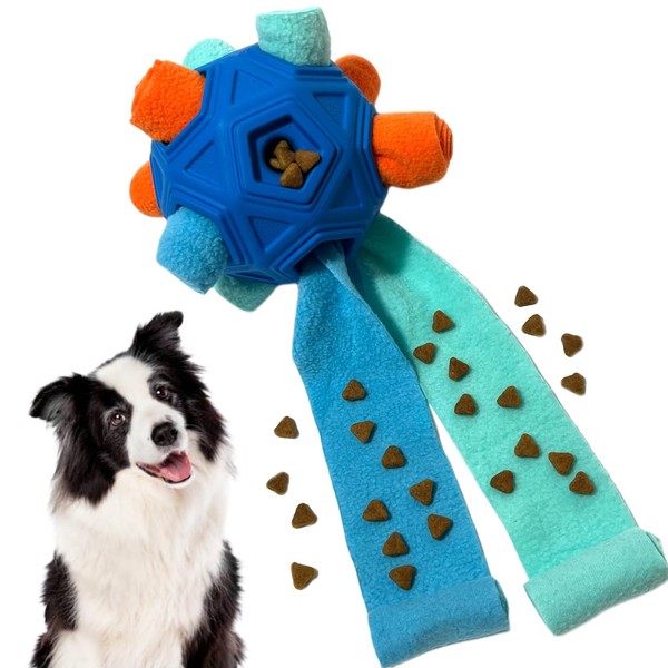 CIIVURR Snuffle Ball for Dog Toys Unbreakable Upgrade Ball Interactive