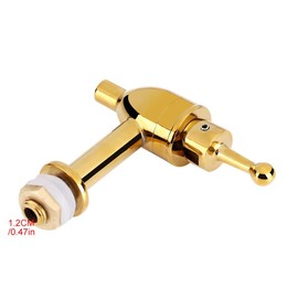 Grifo de Cobre para Barril de Cerveza y Vino - Dispensador Profesional con Válvula Antigoteo, Accesorio para Barriles de Cerveza Artesanal, Fermentación Casera o Eventos (Dorado)