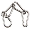 sprookber Carabiner Clips - 304 Stainless Steel Spring Snap Hook
