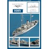 HMV 3264 Cardboard Model Corvette HMCS Agassiz Flower Class