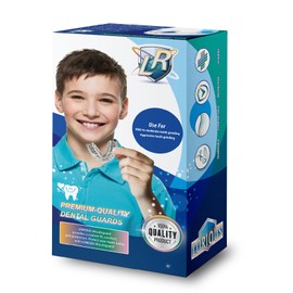 Moldable Mouth Guard for Teeth Grinding at Night Pack of 6 (2 Regular Size and 4 Small Size) for Kids and with Smaller Mouths, Custom-Fit Dental Bite Guards for Clenching and Nighttime Grinding