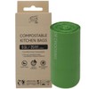 White Magic Eco Basics Compost Kitchen Bag 25-Pieces, 9.5 Litre