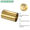 M METERXITY Brass Sheet Roll, 39"x 4"x 0.003"(LxWxT) Metal Foil
