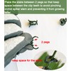 EESC2Y 40-PCs Orchid Clips for Plants Support - Dark Green,