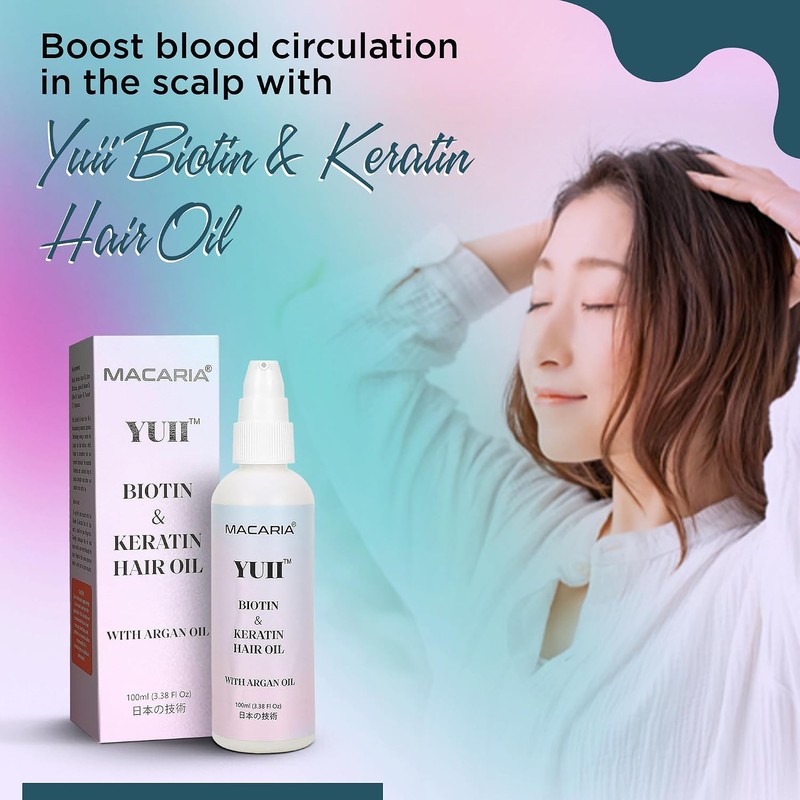 Yuii Biotin Hair Growth Oil Spray For Black Hair Women