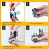 Waterproof Keychain Tactical Lighter Storage Case Box Sturdy Portable Heat