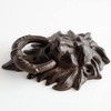 Cast Iron Lion Head Front Door Knocker Rustic Home Decor