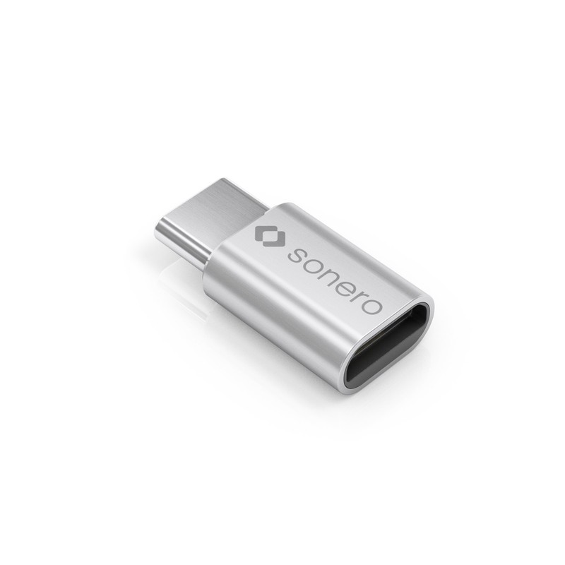 Sonero U – USB Plug silver alu/silber