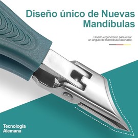 Cortaúñas Biselado, 3 Pcs Kit De Cortaúñas Biselado con Forma de Pico de Águila, 2025 Upgrade Diagonalmente Hacia Dentro Crecimiento Uñas Cortadores para Uñas de Manos Y Pies (Verde)
