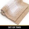 Chesapeake Merchandising 18652 Whitney Reversible 2 Piece Bath Rug Set-Doeskin