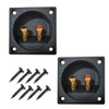 XYRSTOLR 2Pcs 2-Way Speaker Box Terminal Cup with Banana Plugs