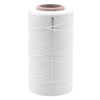 Vivifying 1mm Waxed Thread, 328 Yard White 150D Waxed Leather