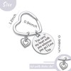 7RVZM Anniversary Jewelry For Wife Keychain From Husband Gift Long