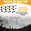 A ABSOPRO 12 Pcs Universal PVR50 PVR60 PVR70 Tyre Valve