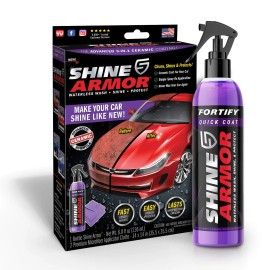 Shine Armor 3 in 1 Surface Protection Wax for Cars Boats RVs Nano Ceramic Coat