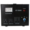 YaeCCC ST-3000 Voltage Transformer Converter Regulator with Voltage Meter -