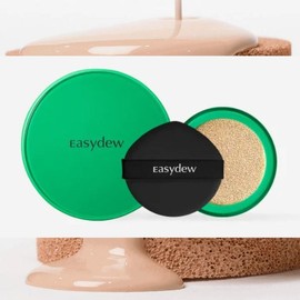 EASYDEW Mela B Toning Ampoule Cushion 15g/15g Refill/15g*2ea Set, Shade#$%Composition:#21N Natural-Full-size + Refill Set