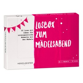 Losbox for Girls' Evening – The Gift for Women, Girls & Best Friends, 50 Looses with Ideas for Game, Fun & Memorable Moments, Gift Idea & Surprise for Birthdays, Parties & JGA