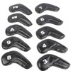 10pcs Golf Club Iron Head PU Covers Set Putter Protector