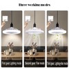 Wolike 1pc 2-in-1 Three-Speed Mode LED Fan Light, LED Lamp
