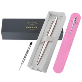 PARKER Jotter Ballpoint Pen - Elegant Gift for Men and Women, Anniversaries, Christmas, Birthdays and More - Gift Box & Velvet Pouch