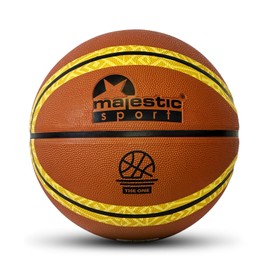 Majestic Sport Theone Basketballs Size 7 for Children, Teenagers and Adults, Basketball Outdoor Indoor with Non-Slip Surface