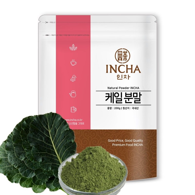 Incha Domestic kale powder vegetable vegetable powder 200g / 국산