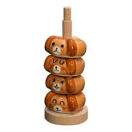 Tanaka chopsticks shop Donut Chopsticks Size Dog Drawer Organizer Set (Wooden Pole Included)