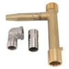 Quick Coupling Valve Key Professional Efficient G1 Male Thread Brass