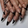 MISUD Press on Nails - Long Stiletto Glue on Nails
