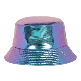 JJDreams Unisex Fashionable Bucket Hat Punk Hip Hop Hats Summer Hat Double-Side Fishing Hats Cool Hats, A1. blue-purple
