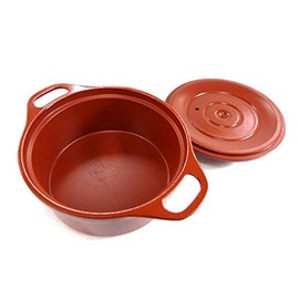 Gaobabu Osotode Ahijo Two-Handed Pot, 4.7 inches (12 cm) (Mesh Bag Included) Brown