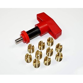 Batwing Windshield Fairing Replacement Brass Insert Repair Kit with Installation Tool. compatible with Harley-Davidson HDsmallPARTS #HDS-10BI-T2R