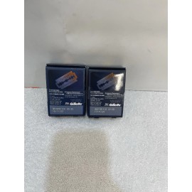 For Gillette King C Gillette Double Edge Razor Blade Refills 10 Count Box Sealed Lot 2