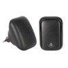 Black Self Powered Wireless Doorbell No Wiring Punching Outdoor Welcome