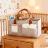 DZS Diaper Caddy Organizer, Large Collapsible Storage Caddy, Portable Household