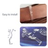 15 Pcs Valance Clips Window Blinds Hidden Clips Plastic Hidden